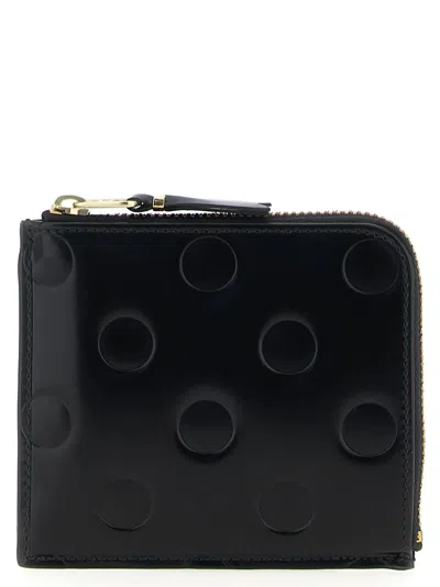 Comme Des Garçons Polka Dots Embossed Wallet