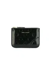 Comme Des Garçons 'polka Dots Embossed' Wallet In Black