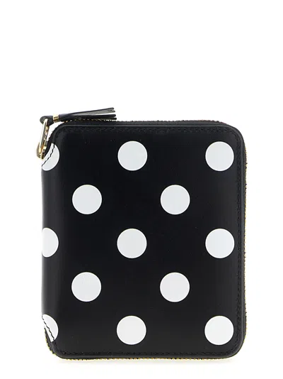 COMME DES GARÇONS POLKA DOTS PRINTED WALLET