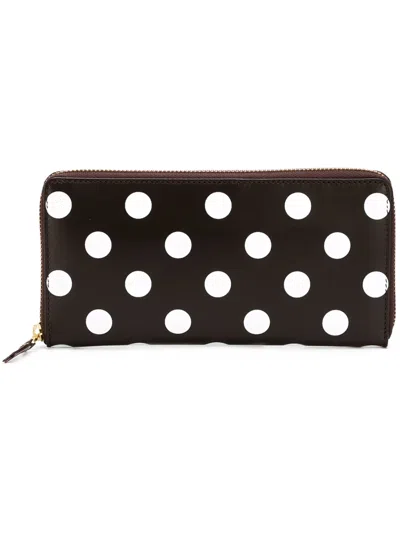COMME DES GARÇONS POLKA DOTS PRINTED WALLET,SA0110PD11081466