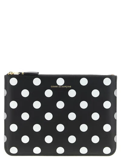 Comme Des Garçons 'polka Dots Printed' Wallet In Multi