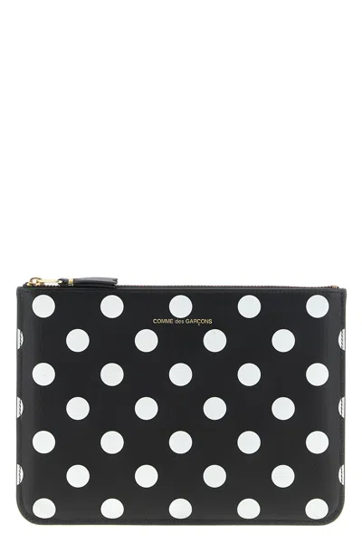 Comme Des Garçons 'polka Dots Printed' Wallet In Multi