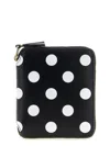 Comme Des Garçons Polka Dots Printed Wallet In Multi