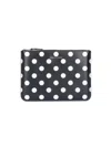 Comme Des Garçons 'polka Dots' Pouch In Black  