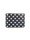 Comme Des Garçons 'polka Dots' Pouch In Black