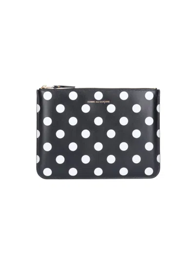 COMME DES GARÇONS POLKA DOTS POUCH