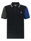 Comme Des Garçons Comme Des Garcons X Fred Perry Short-sleeved Polo Shirt In Black