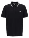 Comme Des Garçons Fred Perry Strong Will Polo Shirt In Multicolor