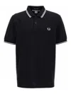 Comme Des Garçons Polo Comme Des Garons Shirt X Fred Perry In Black