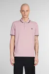 Comme Des Garçons Polo Shirt Comme Des Garcons Men Color Peach In Pink