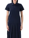 Comme Des Garçons Polo Chest Pocket Shirt In Navy