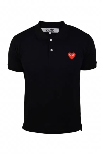 Comme Des Garçons Polo Shirt In Blue