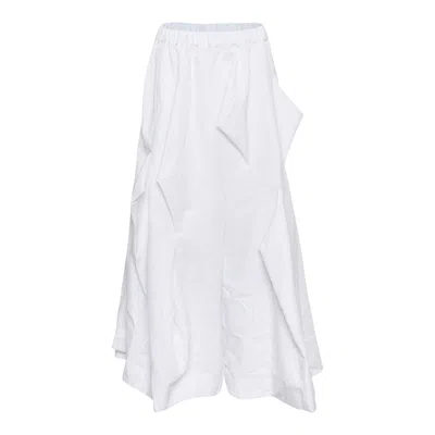 Comme Des Garçons Polyester Gabardine Garment Pants