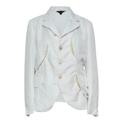 Comme Des Garçons Polyester Gabardine X Wool Jacket