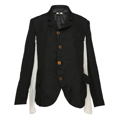 Comme Des Garçons Polyester Jacquard Pattern Jacket