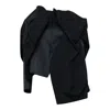 Comme Des Garçons Polyester Satin X Wool Jacket