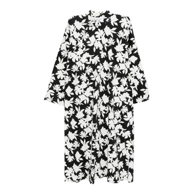 Comme Des Garçons Polyester Spun Broad Medium Blouse In Black