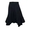 Comme Des Garçons Polyester Twill Pants In Black