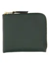 Comme Des Garçons Smooth Finish Wallet With Gold-tone Hardware