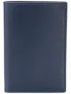 Comme Des Garçons Classic Bi-fold Wallet With Card Slots In Blue