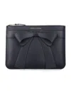 Comme Des Garçons Pouch Big Bow In Black