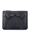 Comme Des Garçons Pouch Big Bow In Black