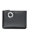 Comme Des Garçons Eyelet-detail Wallet In Black
