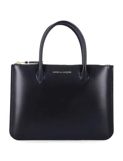 Comme Des Garçons Pouch Top Handle In Blue