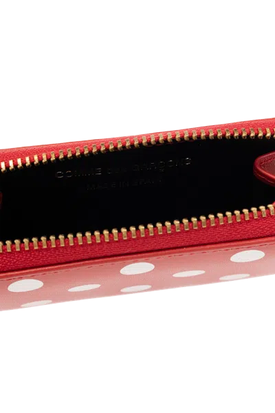 Comme Des Garçons Pouch With Polka Dots In Red