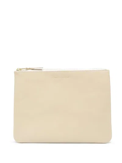 Comme Des Garçons Pouch Zip In White