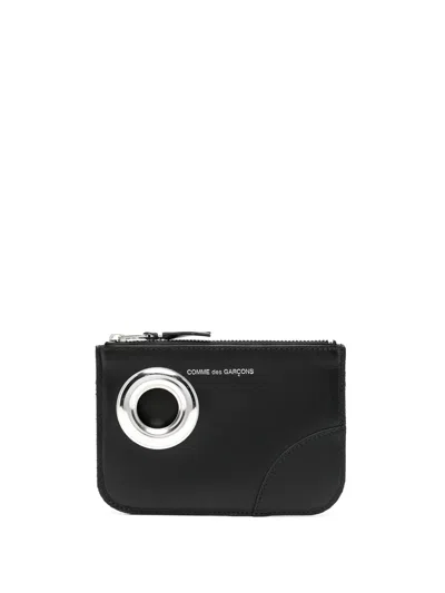 Comme Des Garçons Pouch Zip Silver Eyelet