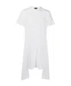 Comme Des Garçons Printed Asymmetrical T-shirt In White