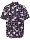 Comme Des Garçons Short-sleeved Shirt With Andy Warhol Print