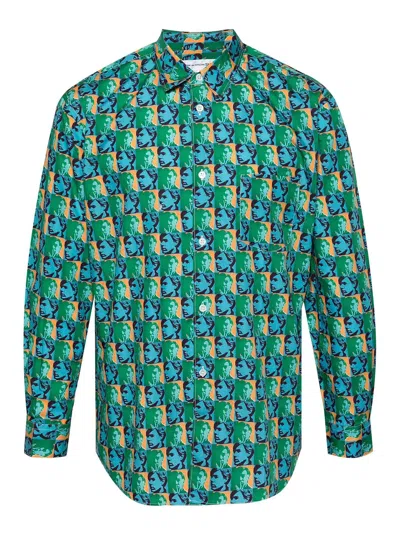 Comme Des Garçons Comme Des Garcons X Andy Warhol Pop Art Printed Shirt In Multi