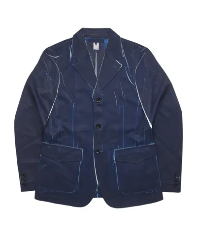 Comme Des Garçons Printed Single-breasted Blazer
