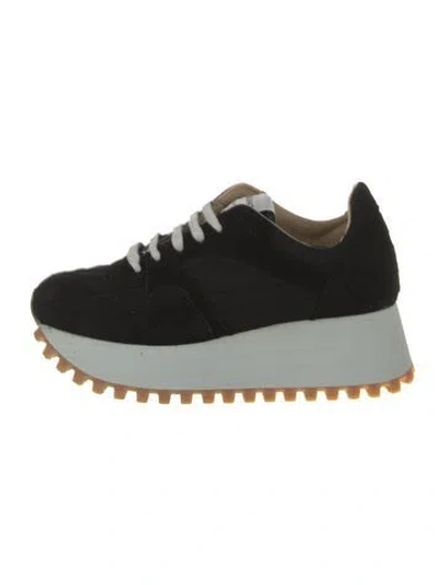 Pre-owned Comme Des Garçons Printed Sock Sneakers In Black