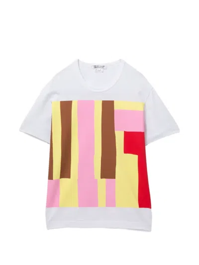 Comme Des Garçons Printed T-shirt In White