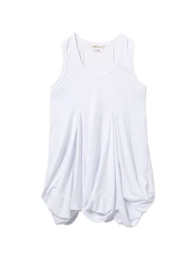 Comme Des Garçons Puffball-hem Vest In White
