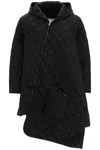 Comme Des Garçons Asymmetrical Zipper Cotton Suit In Black