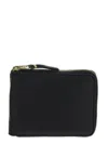 Comme Des Garçons Rectangle-shape Zip-around Wallet In Black