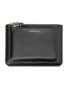 Comme Des Garçons Rectangular Matte Finish Pouch In Grey