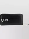 Comme Des Garçons Rectangular Wallet Featuring Huge Logo
