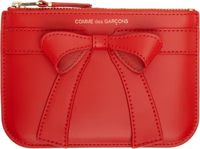 COMME DES GARÇONS RED BIG BOW WALLET
