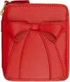 Comme Des Garçons Red Big Bow Wallet In 2 - Red