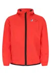 Comme Des Garçons Hooded Jacket Zip Pockets In Red