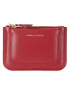 Comme Des Garçons Red Wallet With Door Holder In Red