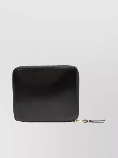 Comme Des Garçons "reflection" Wallet Featuring Gold-tone Hardware