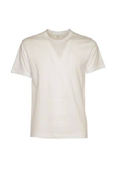 Comme Des Garçons Regular Plain Logo T-shirt In White