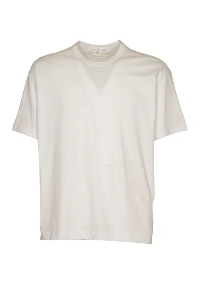 Comme Des Garçons Regular Plain Logo T-shirt In White
