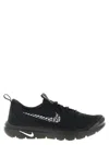Comme Des Garçons Textured Black Sneakers With Low-profile Design And Distinctive Branding In Black